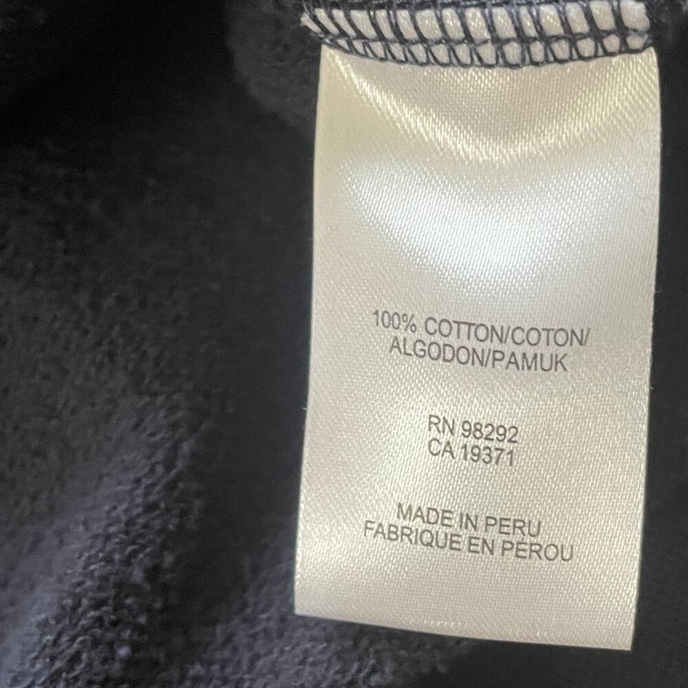 Tibi Sculpted Shoulder Sweatshirt, Navy, XXS, NWT - Picture 8 of 10